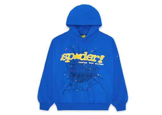 Sp5der TC Hoodie Blue