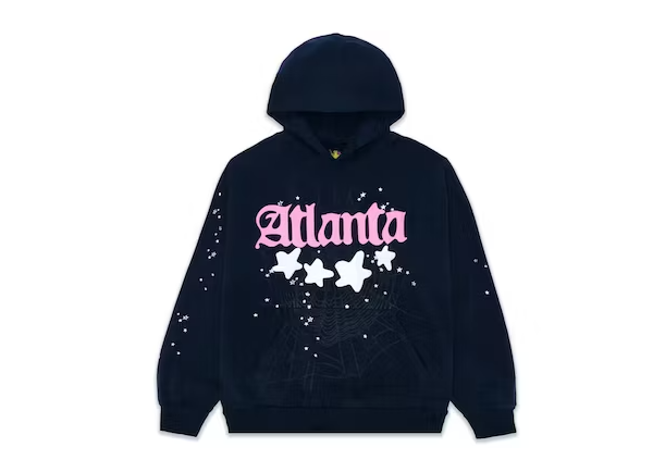 Sp5der Atlanta Hoodie Navy