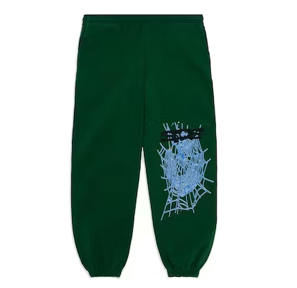 Sp5der Web Sweatpants Hunter Green