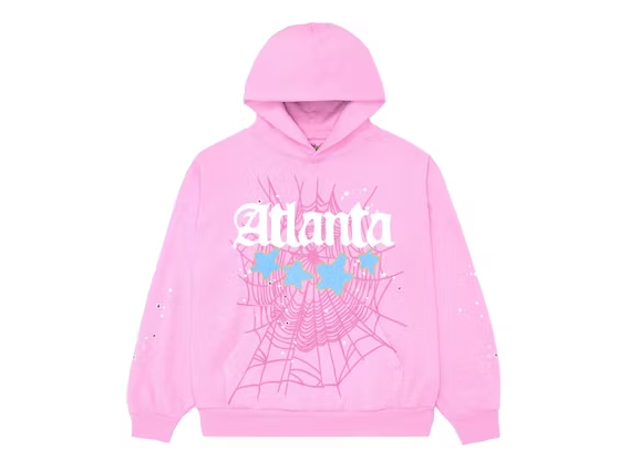 Sp5der Atlanta Hoodie Pink