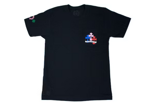 Chrome Hearts Multi Color Cross Cemetery T-shirt Black