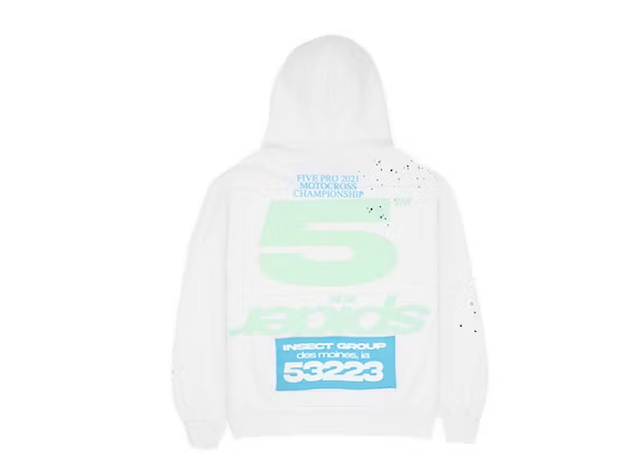 Sp5der Adult Sweatshirt Egg Shell