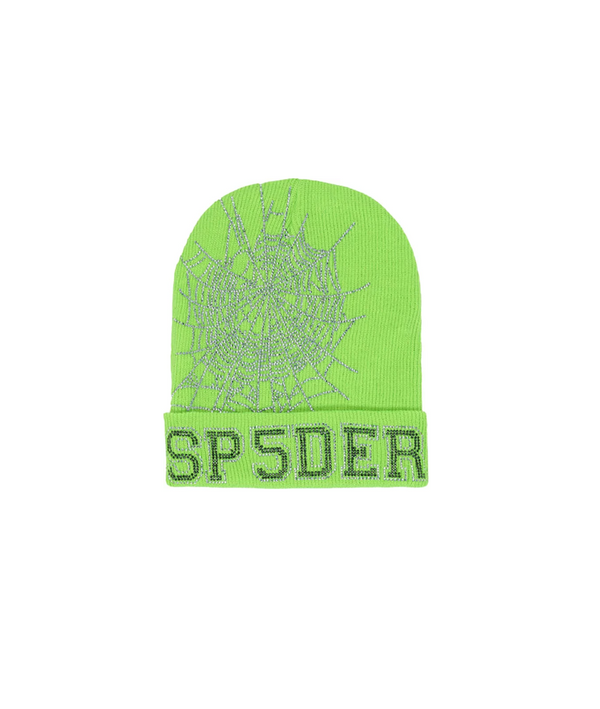 Sp5der Web Beanie 'Slime Green'
