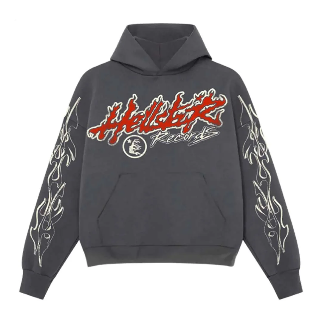 トップス HELLSTAR hoodie Hellstar Graffiti Zip-Up Hoodie Green – Supra Sneakers