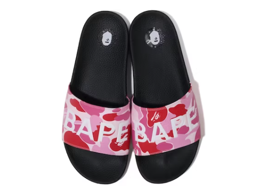 A Bathing Ape ABC Camo Slide Pink (2023)