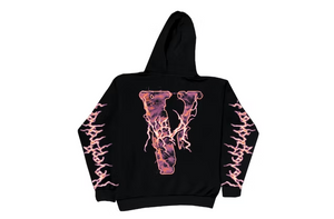 Vlone x Never Broke Again Eyes Hoodie Black