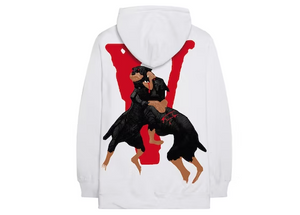 City Morgue x Vlone Dogs Hoodie White