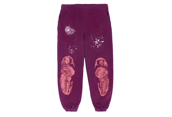 Sp5der Nocturnal Highway Sweatpant Dark Purple