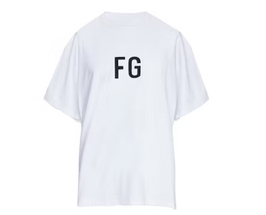 Fear of God FG' Logo T-shirt White/Black