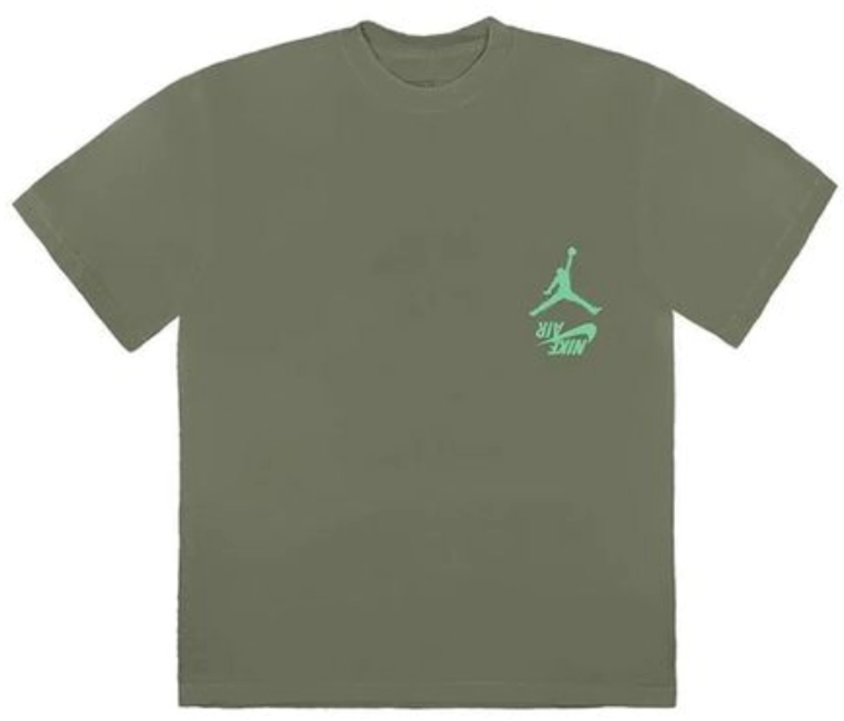travis scott jordan cactus jack highest t shirt olive