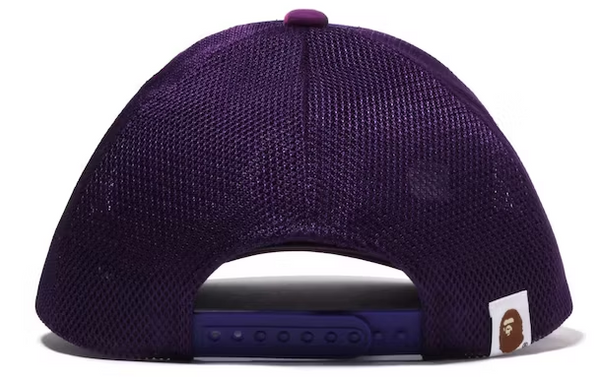 BAPE Color Camo College Mesh Cap Purple