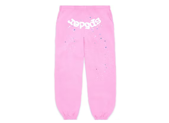 Sp5der Atlanta Sweatpants Pink