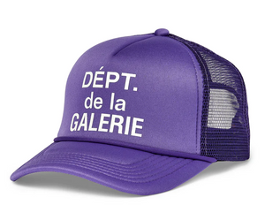 Gallery Dept. French Logo Trucker Hat Flo Purple