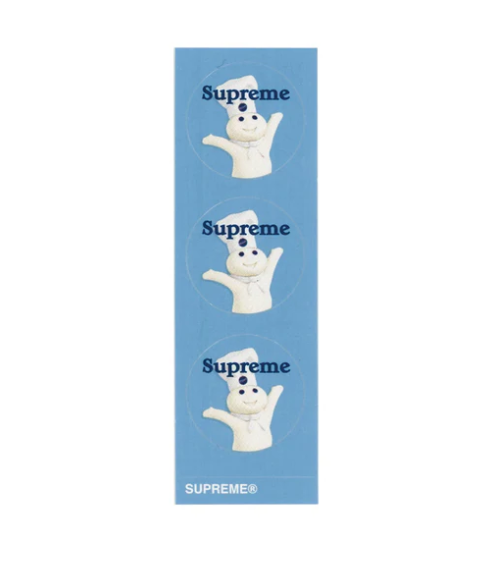 Supreme Pillsbury Doughboy Mini Stickers