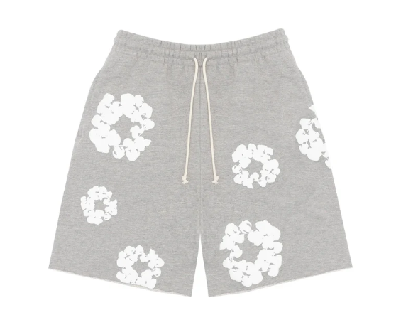 Denim Tears The Cotton Wreath Shorts Grey