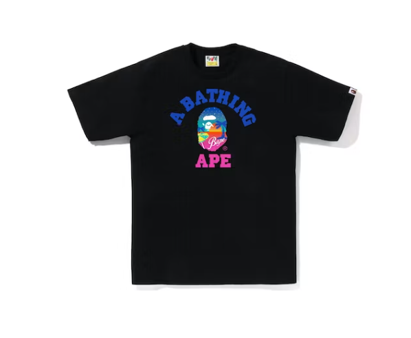 BAPE Sunset Beach Tee Black