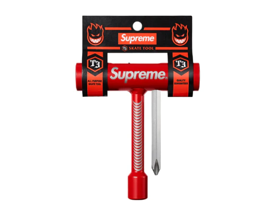 Supreme Spitfire Skate Tool Red