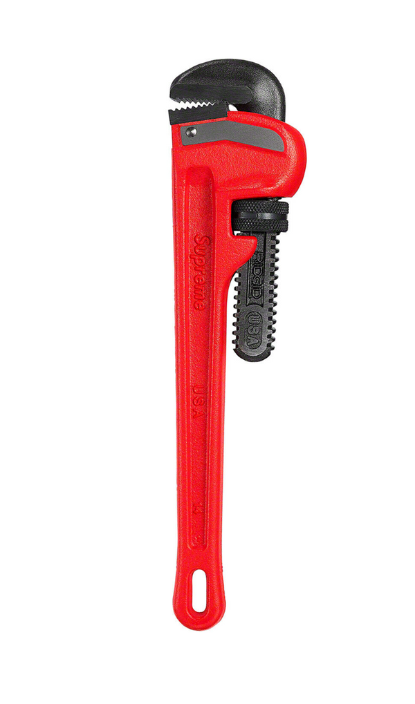 Supreme Ridgid Pipe Wrench Red