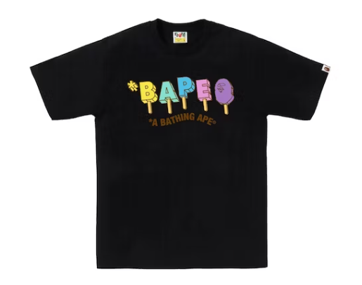 BAPE Popsicle Tee Black