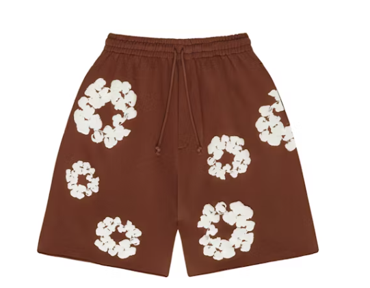 Denim Tears The Cotton Wreath Shorts Brown