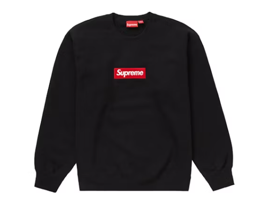 Supreme Box Logo Crewneck (FW22) Black