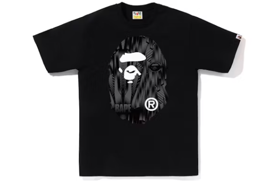 BAPE Speed Racer Big Ape Head Tee Black