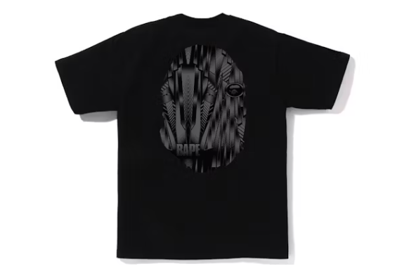 BAPE Speed Racer Big Ape Head Tee Black