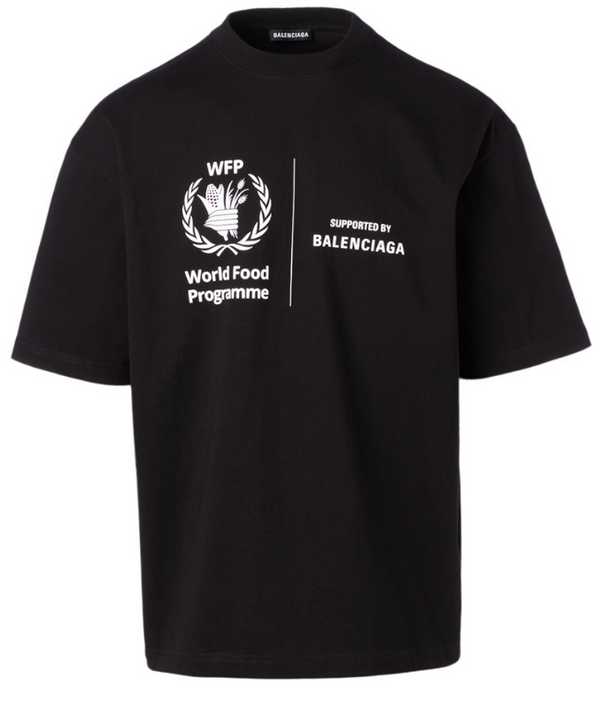 Balenciaga World Food Programme Cotton T-Shirt