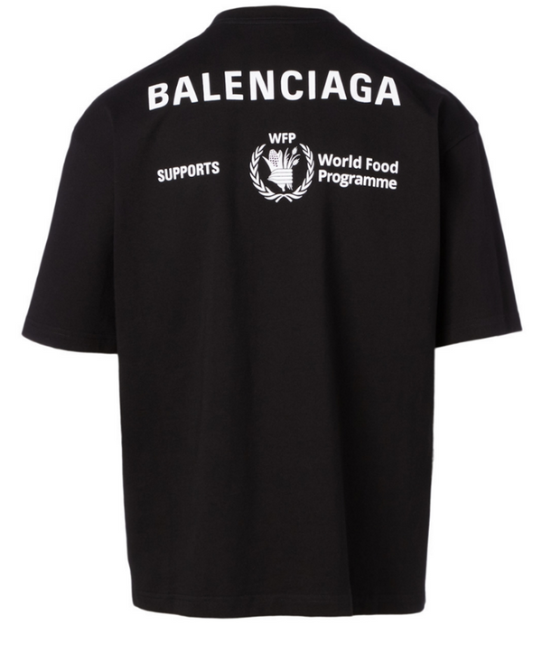 Balenciaga World Food Programme Cotton T-Shirt