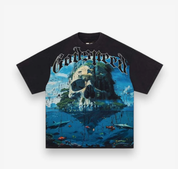 GODSPEED Skull Island 3 Tee Black