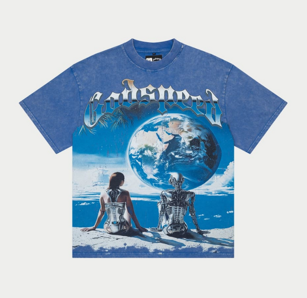 GODSPEED Artificial Love Tee Royal Washed