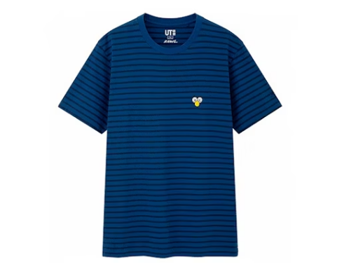 KAWS x Uniqlo BFF Striped Tee Blue