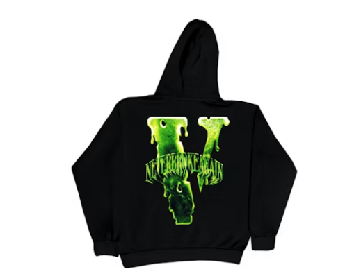 Vlone x Never Broke Again Slime Hoodie Black