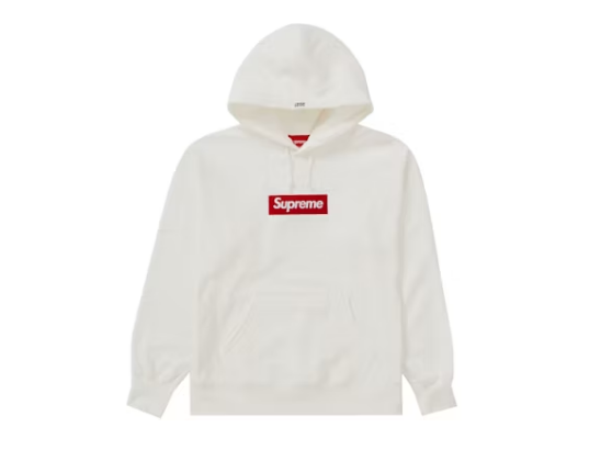 Supreme Box Logo Hooded Sweatshirt (FW21) White