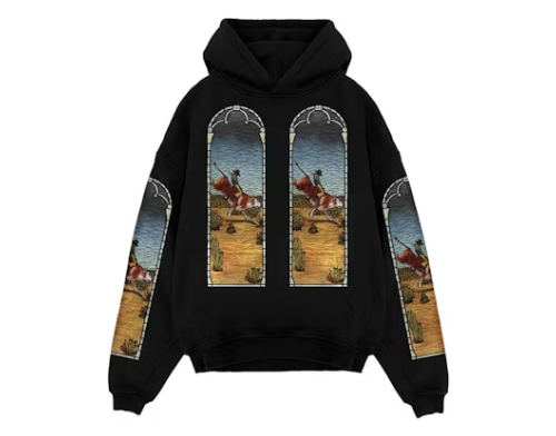 Who Decides War x EST Gee Stained Glass Hoodie