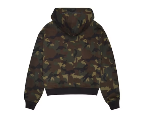 Broken Planet Camo Planet Zip-Up Hoodie Camo Green