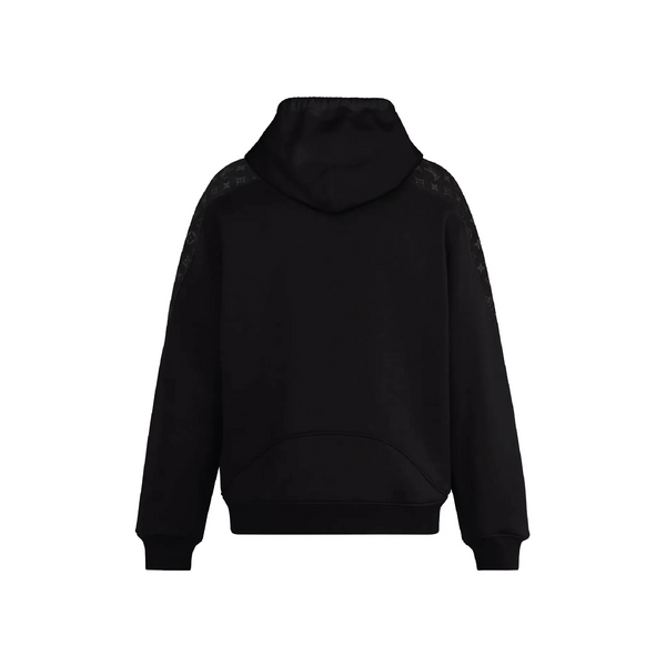 Louis Vuitton × Virgil Abloh Monogram Circle Cut Black Hoodie