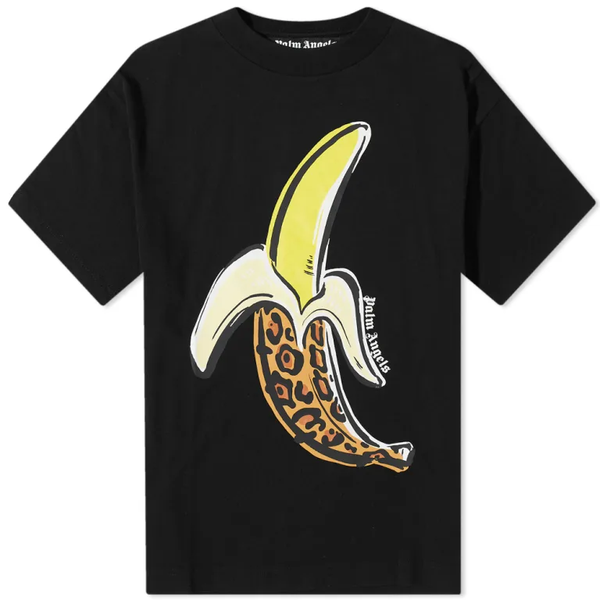 Palm Angels Banana T-Shirt Black/Yellow