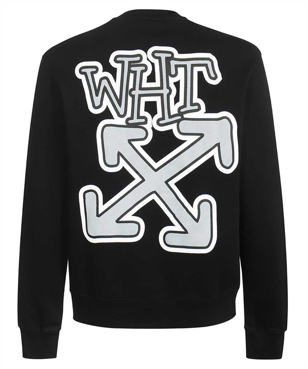 Off-White Carlos Arrow Slim Crewneck Sweatshirt Black