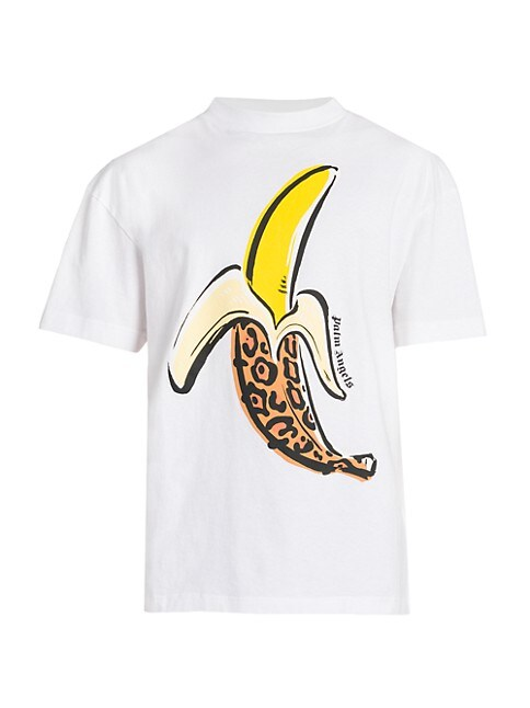 Palm Angels Banana T-Shirt White/Yellow