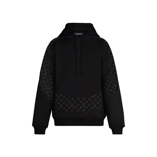 Louis Vuitton × Virgil Abloh Monogram Circle Cut Black Hoodie