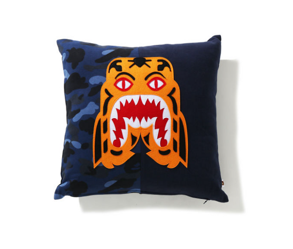 BAPE Color Camo Tiger Square cushion