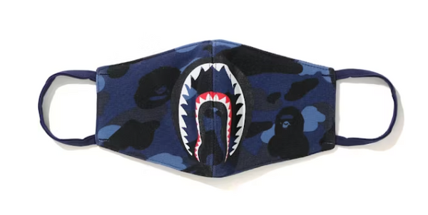 BAPE Color Camo Shark Mask Navy/Blue