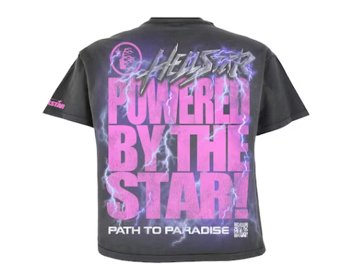 Hellstar Powered By The Star T-Shirt Black