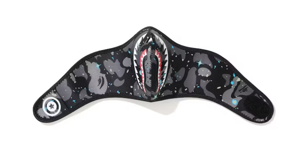 BAPE Space Camo Shark Mask (FW20) Black