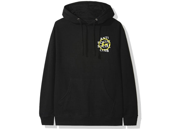 ASSC Yellow Fragment Hoodie - Black