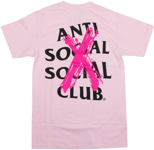 Anti Social Social Club Cancelled T-Shirt Pink/Pink