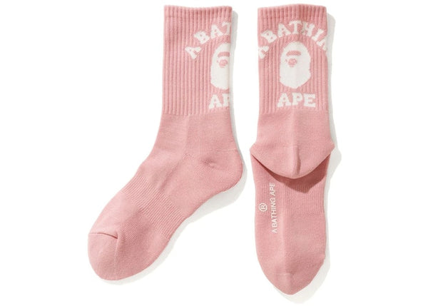 BAPE College Socks (SS20) Pink