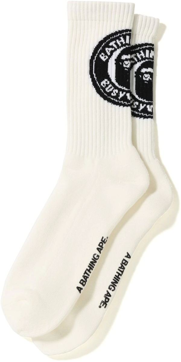 BAPE BWS Socks White