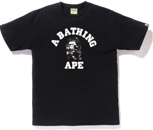 BAPE City Camo College Tee Black/Black